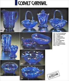 L E Smith Cobalt Blue